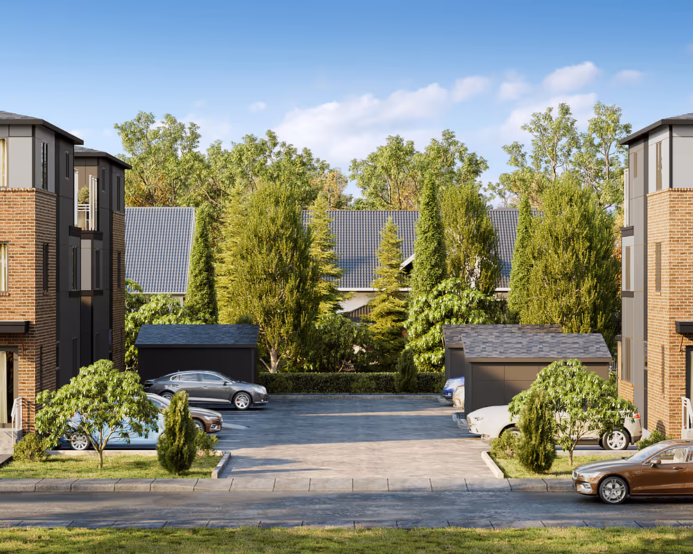 Highland townhome exterior